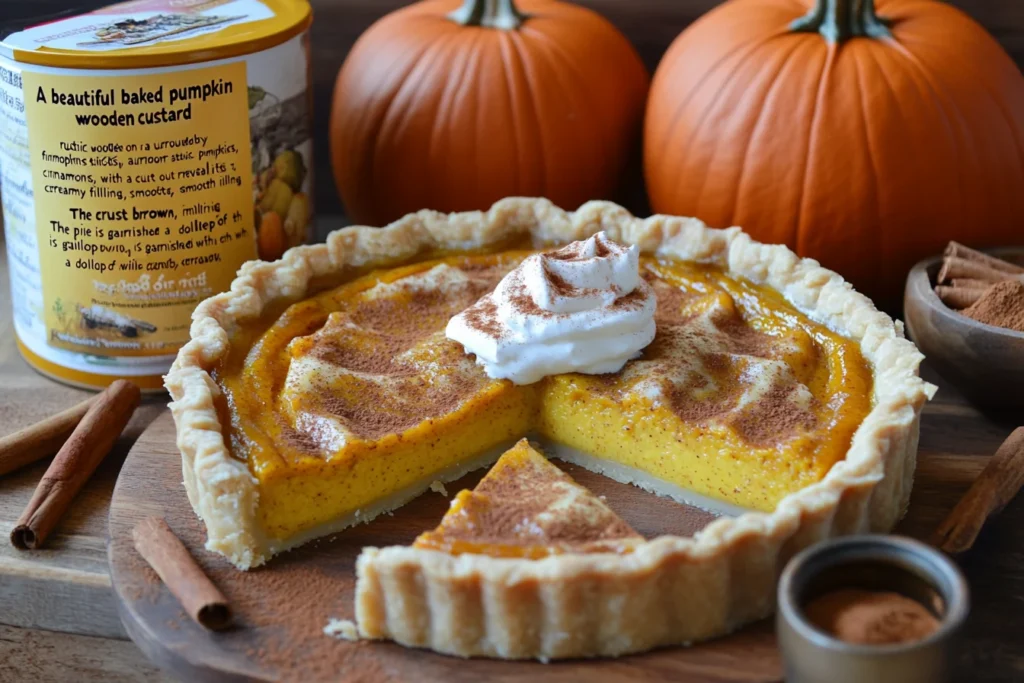 "Pumpkin Custard Pie: A Creamy, Irresistible Fall Dessert"