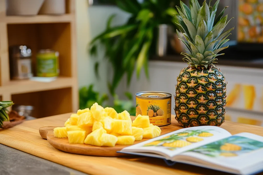 Can you use fresh pineapple instead of canned?