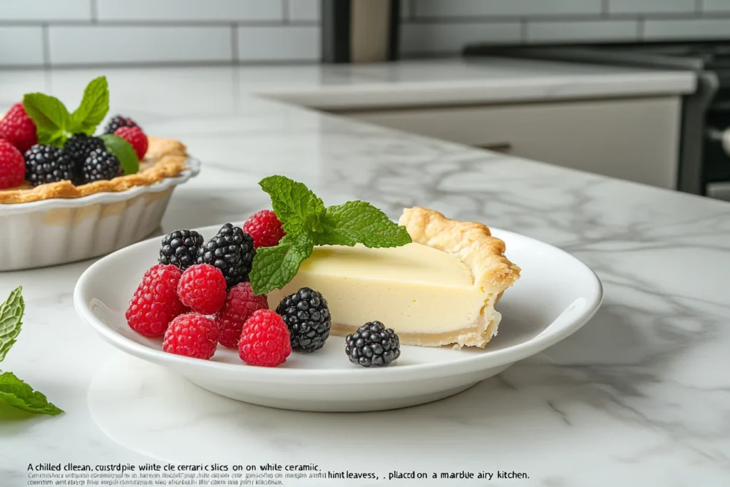 Is custard pie better hot or cold