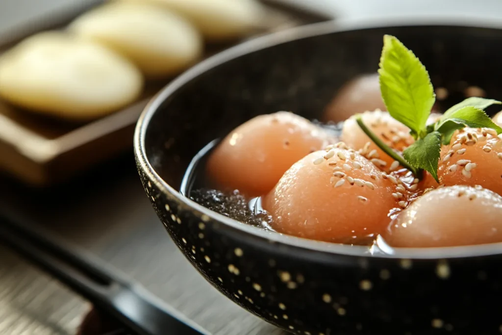 Tangyuan and Nian Gao Desserts