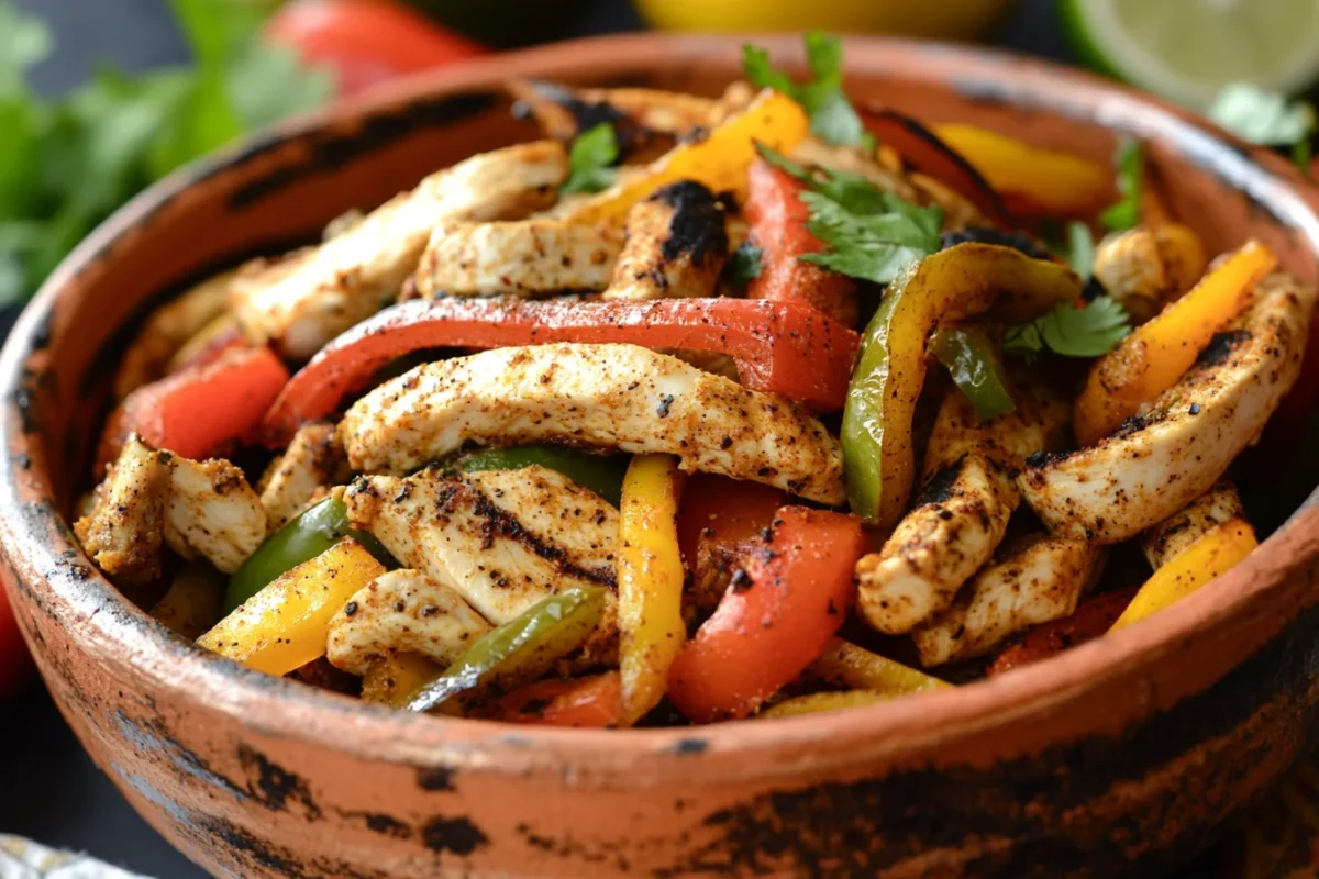 What is chicken fajita seasoning made of?