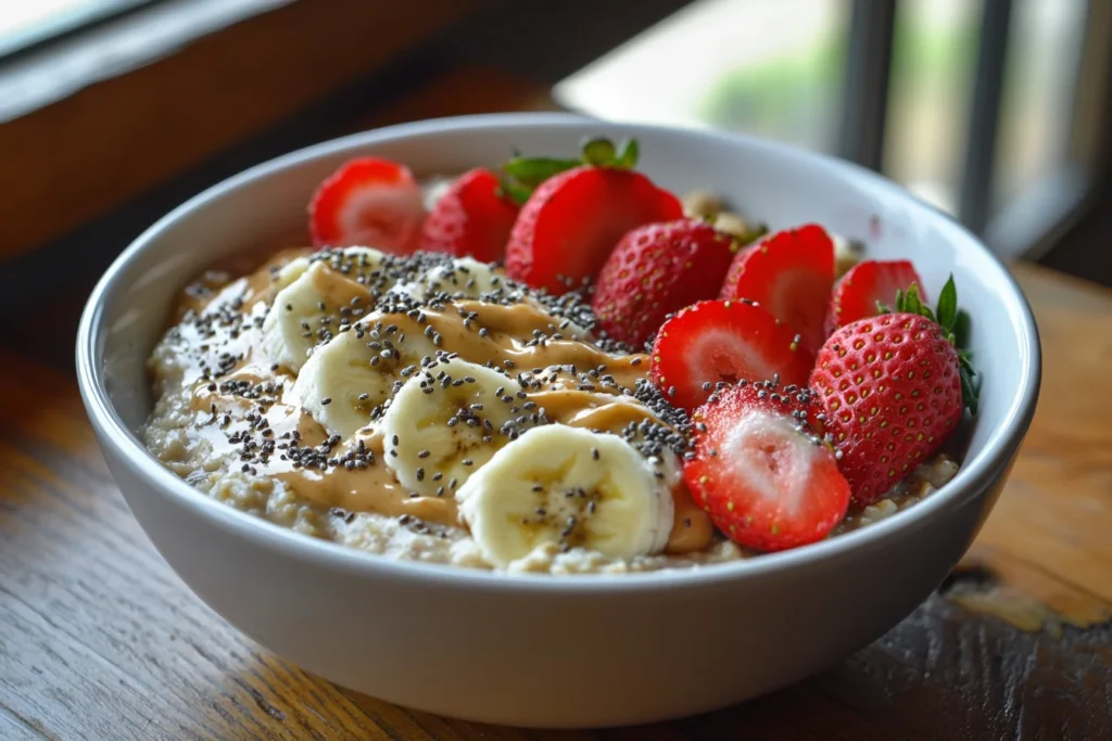 Is eating oatmeal with peanut butter healthy?