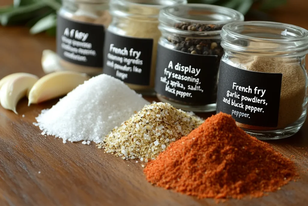 What is French fry seasoning made of?