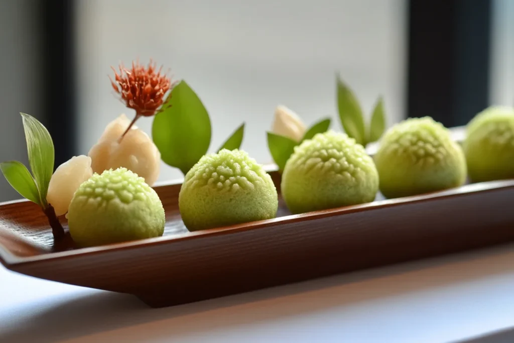 Matcha red bean cake innovation