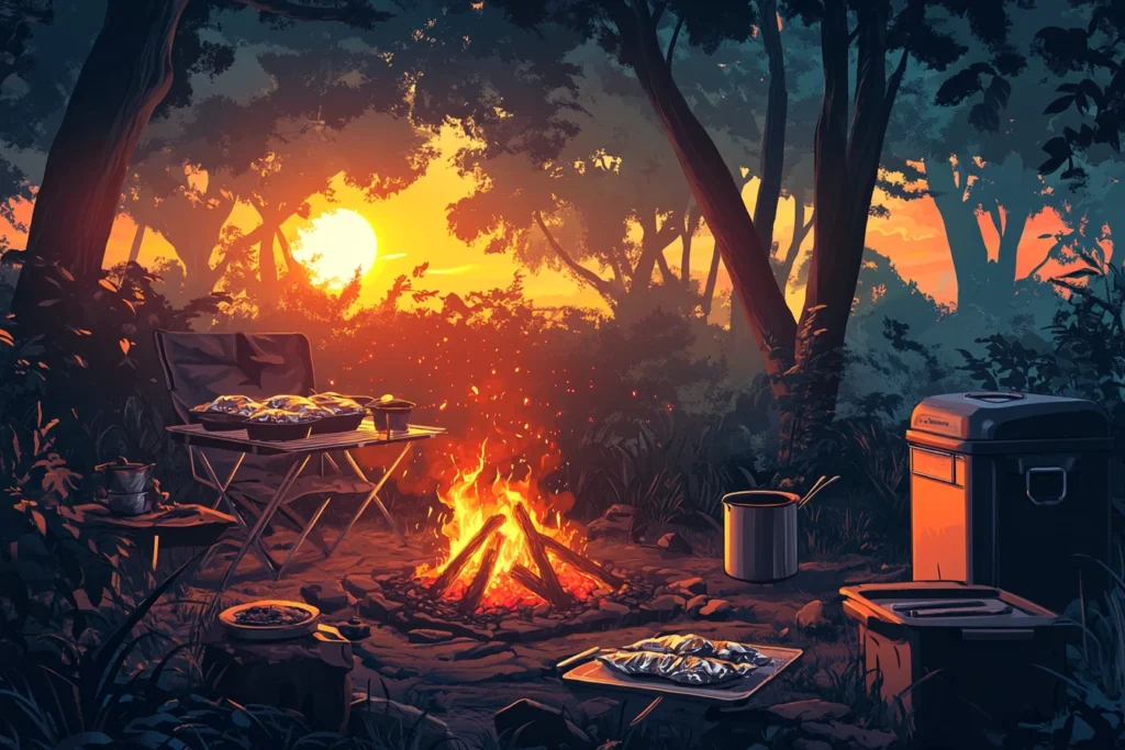 What to cook when camping is easy