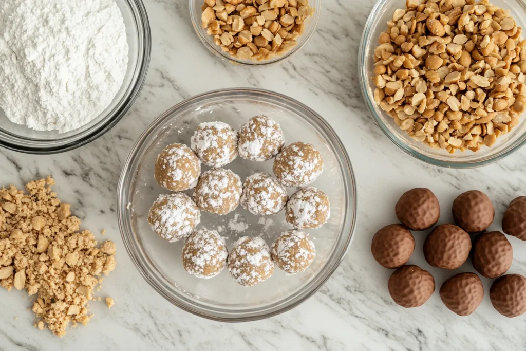 How to fix runny peanut butter balls