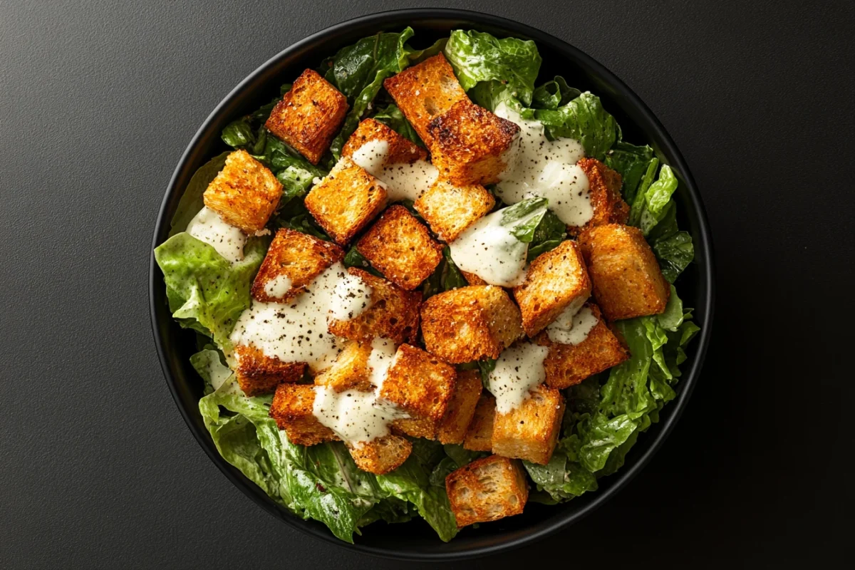 What does a classic Caesar salad contain
