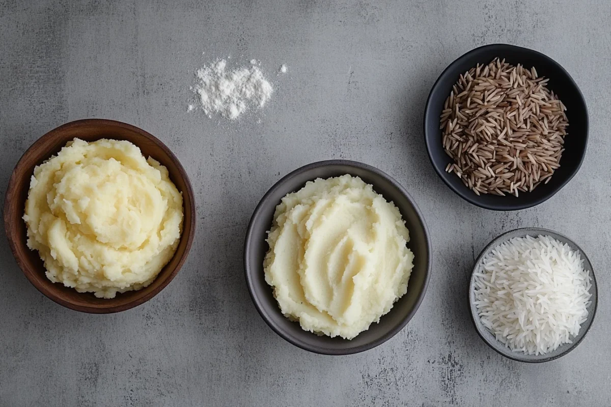 Are mashed potatoes healthier than rice