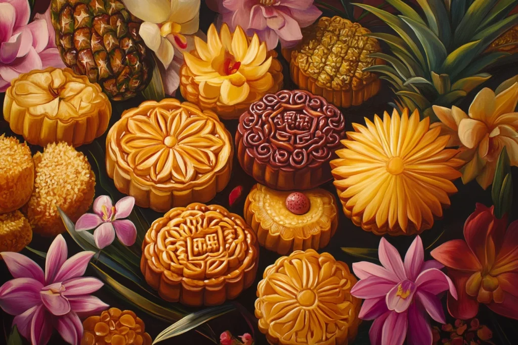 Chinese pastries and mooncakes