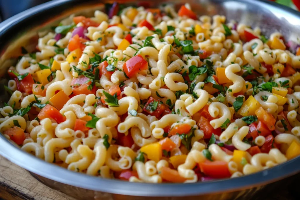 What are the five mistakes to avoid pasta salad?