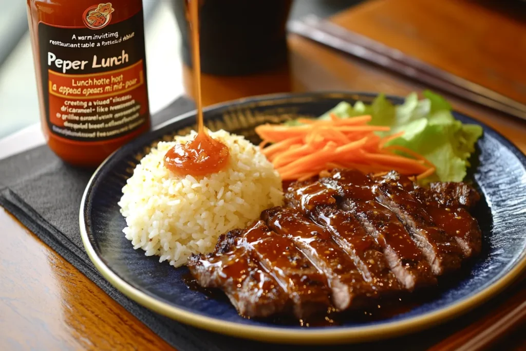 What is the sweet sauce at Pepper Lunch