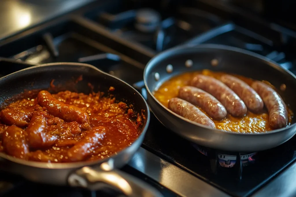 What's the difference Between Devilled and Curried Sausages