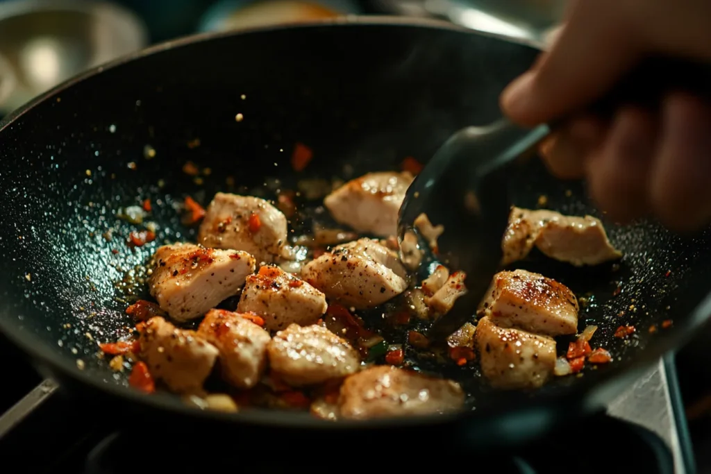 Cooking Marry Me Chicken Pasta