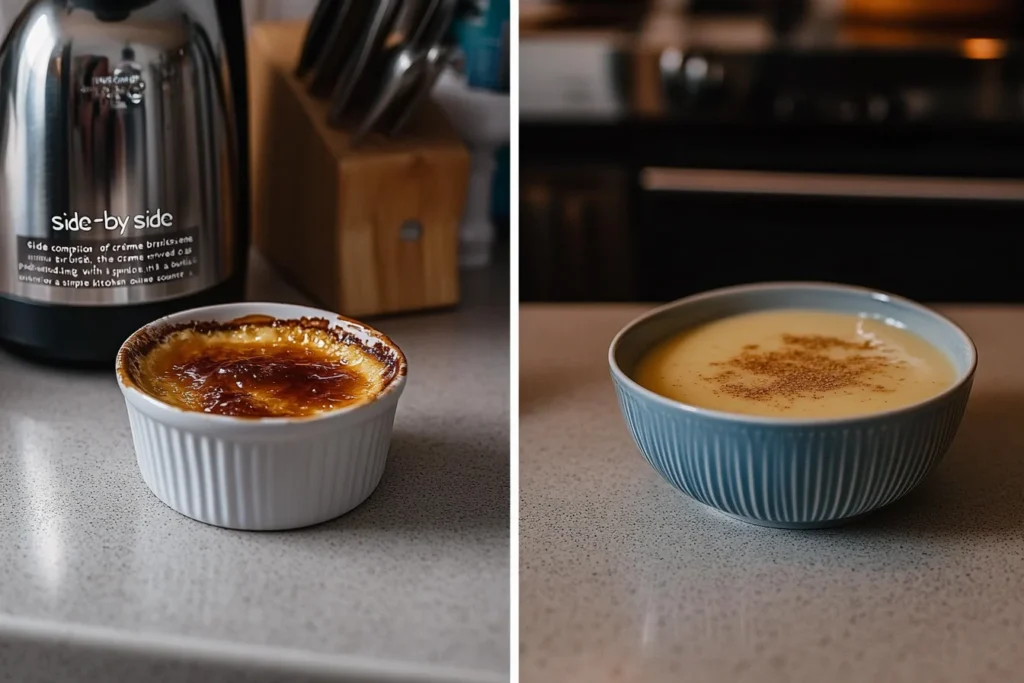 What's the difference between creme brulee and custard