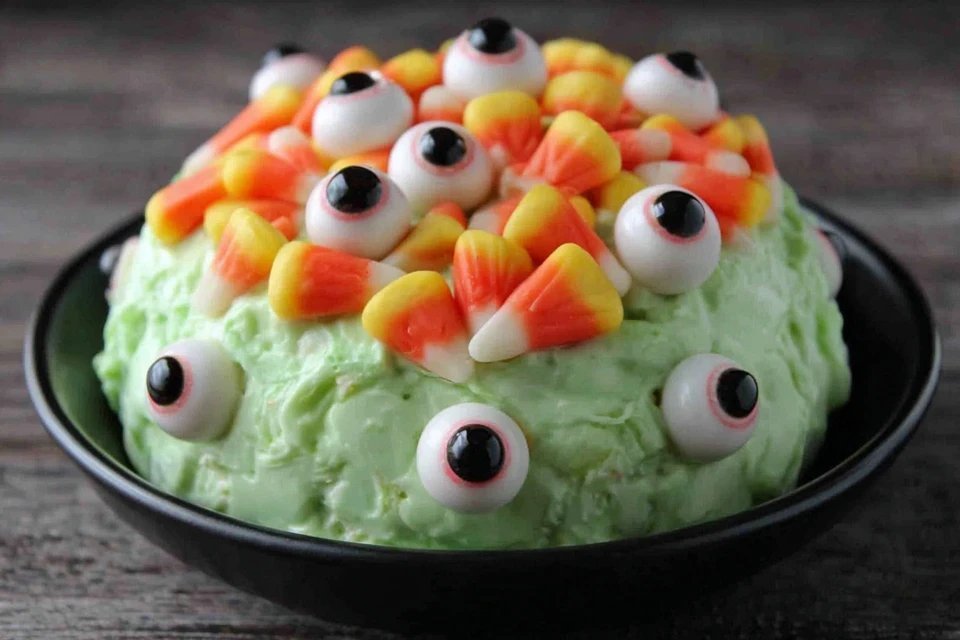 Easy Halloween Cream Cheese Dip with Gummy Eyeballs The Ultimate Crowd-Pleaser