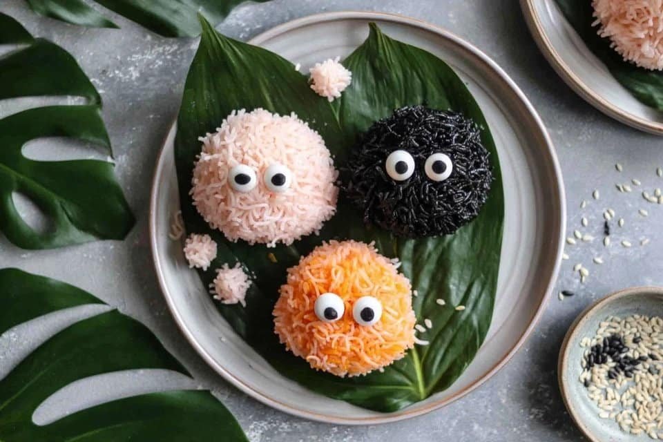 Easy Halloween Sushi Balls
