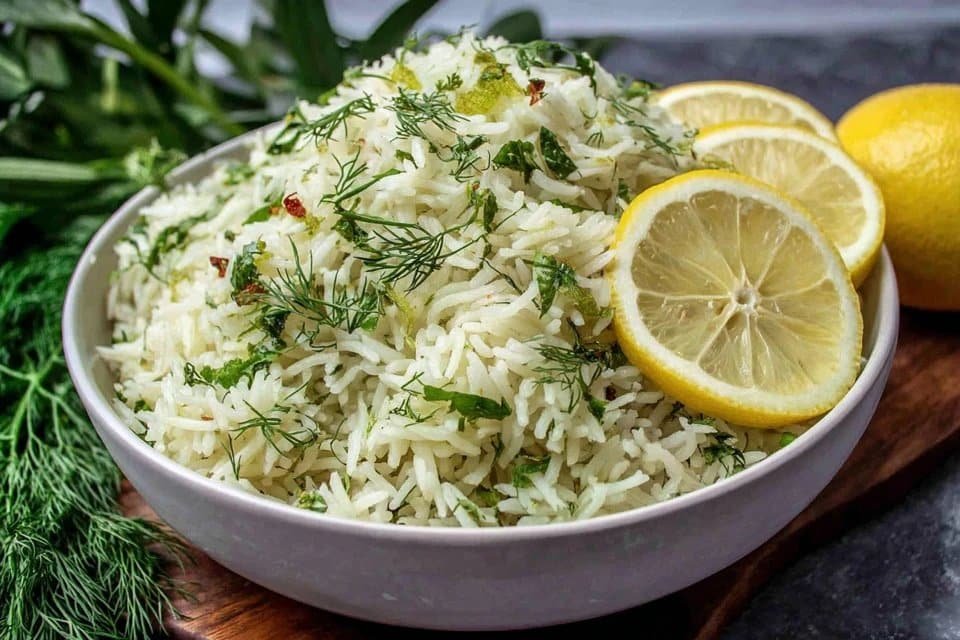 Easy Greek Lemon Dill Rice