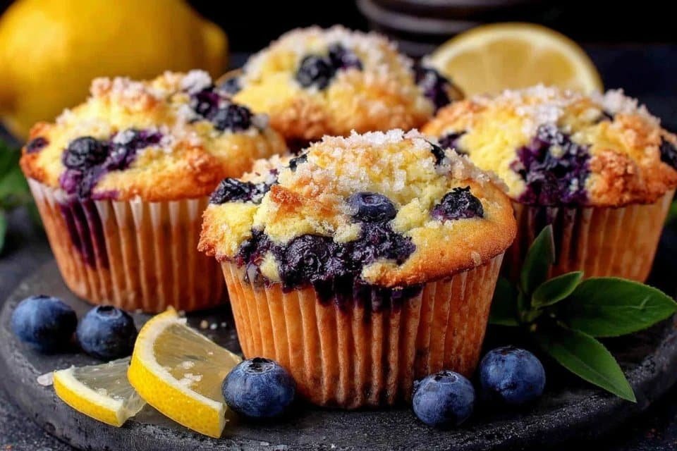 Lemon Blueberry Muffins