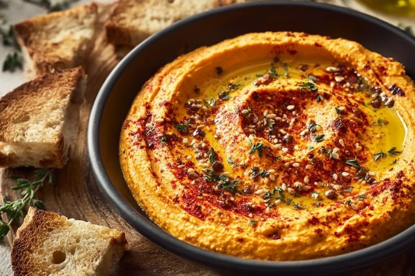 Roasted Red Pepper Hummus