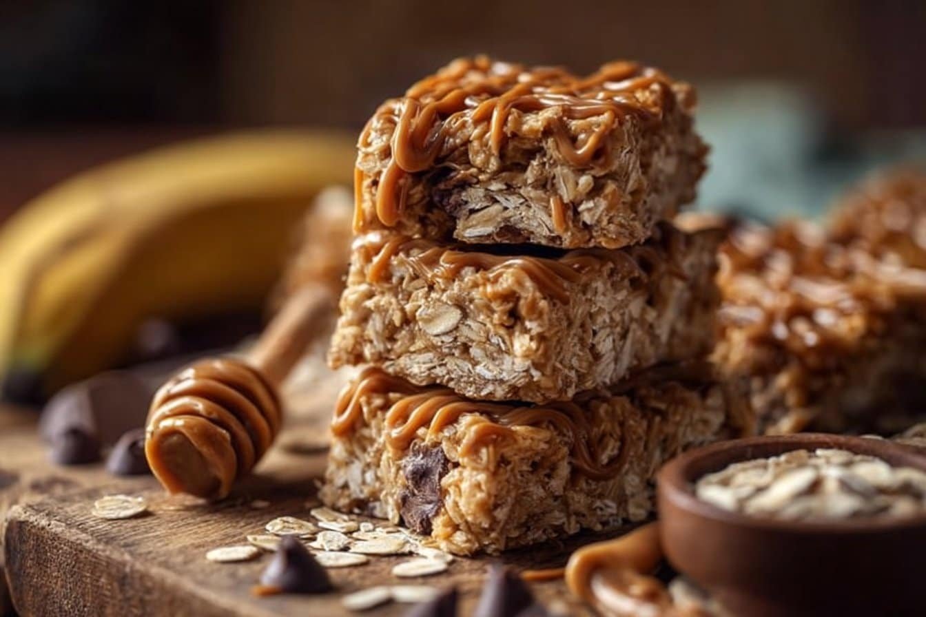 Peanut Butter Banana Oatmeal Bars