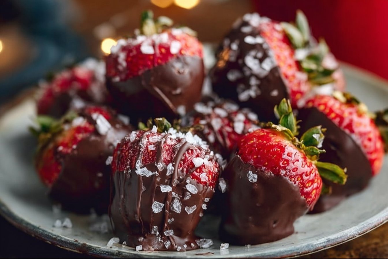 Chocolate Covered Strawberry Bites