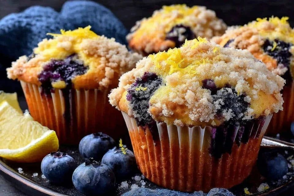 Lemon Blueberry Muffins