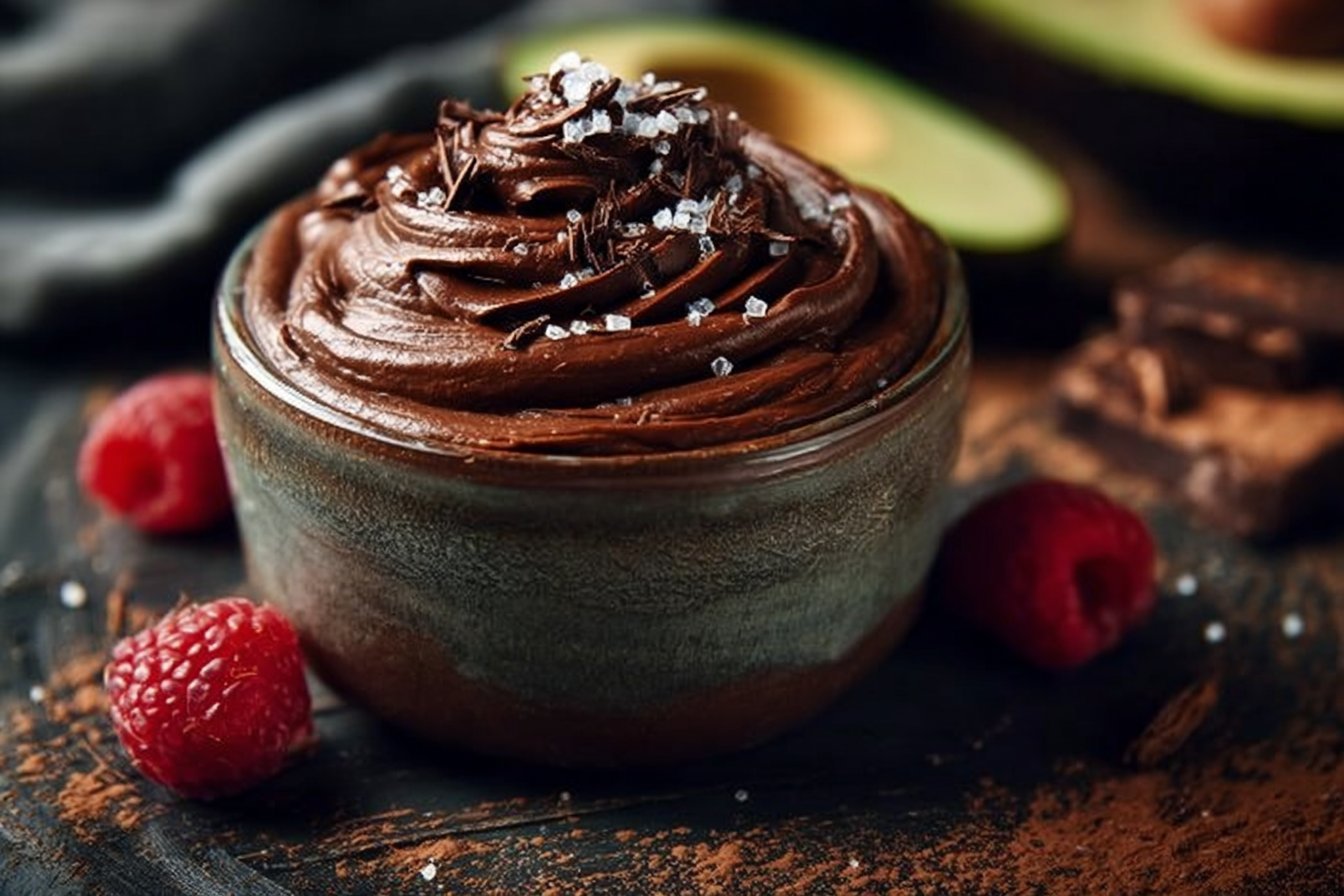 Decadent Dark Chocolate Avocado Mousse