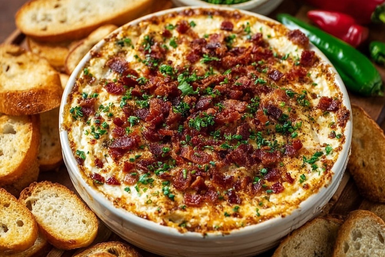 Bacon Jalapeño Popper Dip