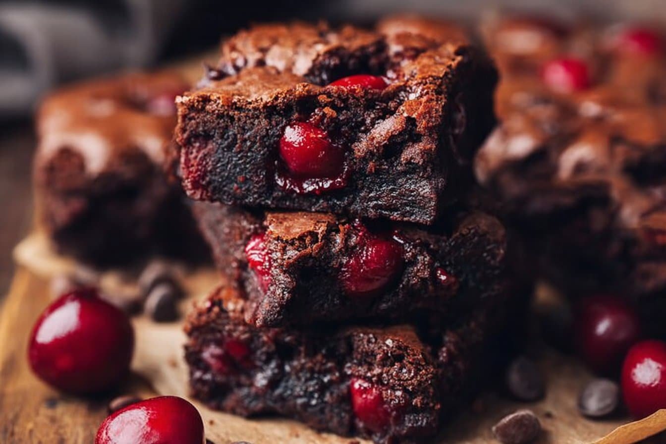 Cherry Chocolate Brownies