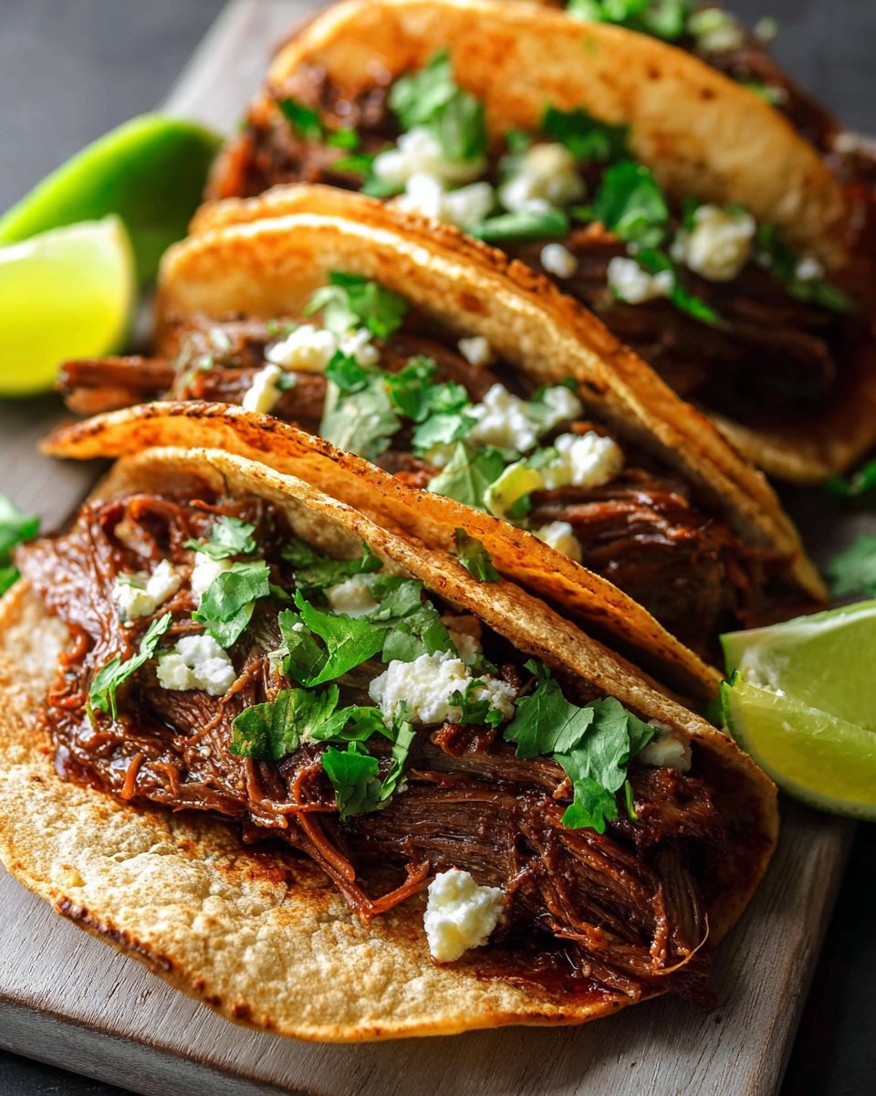 Easy Slow Cooker Chipotle Pot Roast Tacos