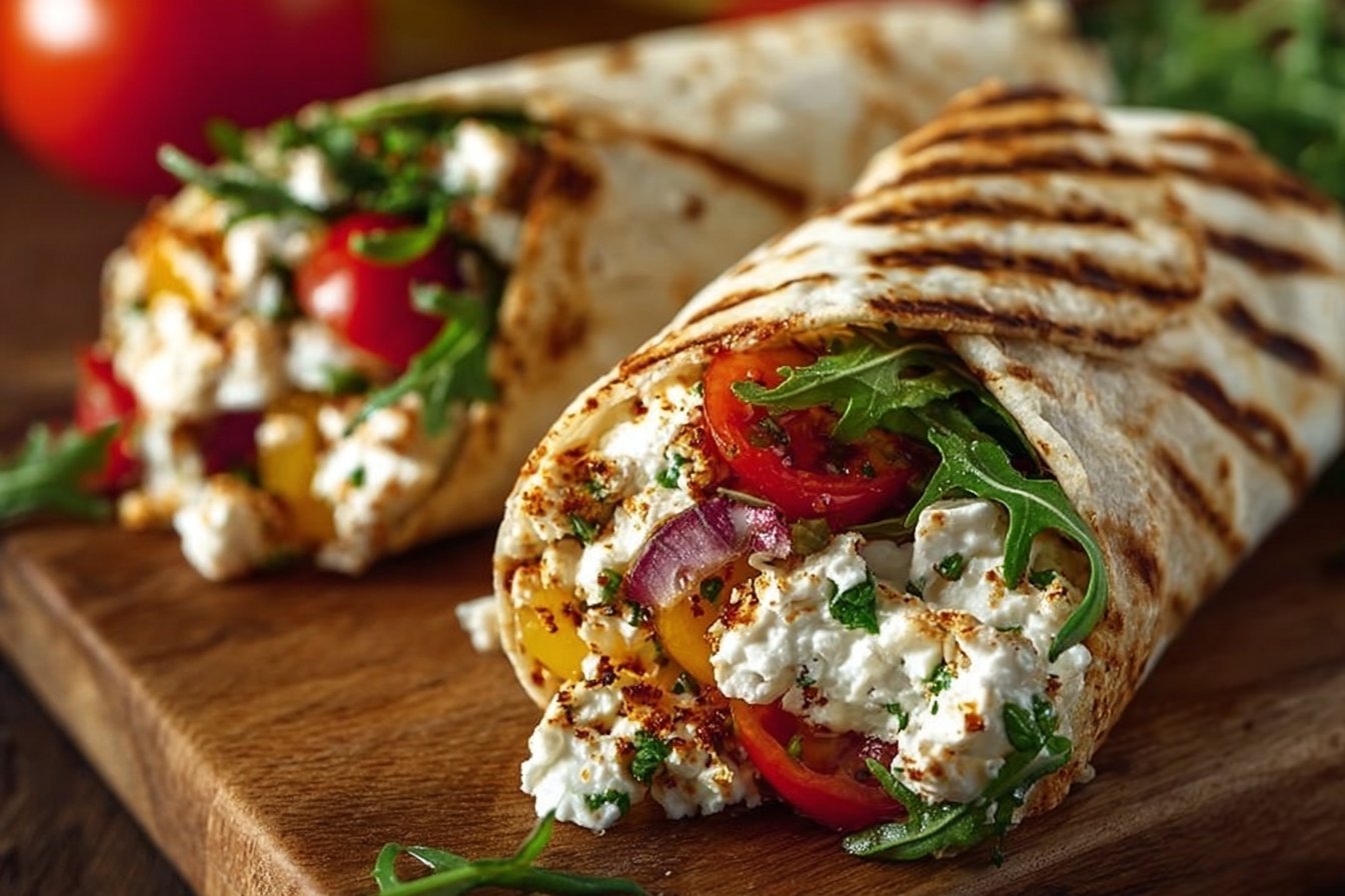 High-Protein Cottage Cheese Wraps