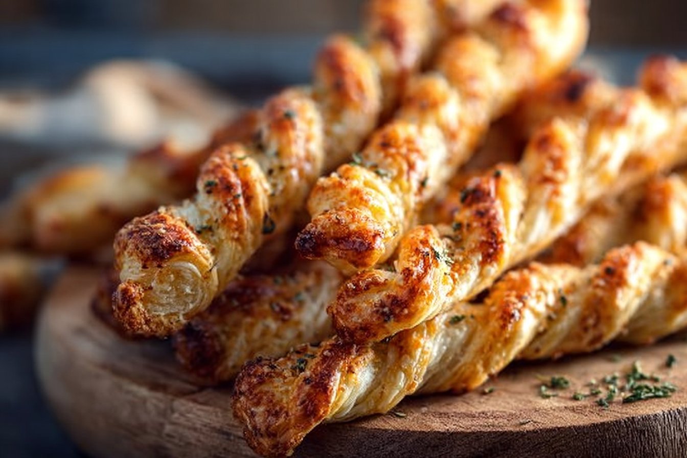 Savory Puff Pastry Twists