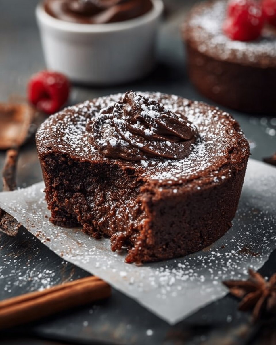 Rich Chocolate Cake for Two