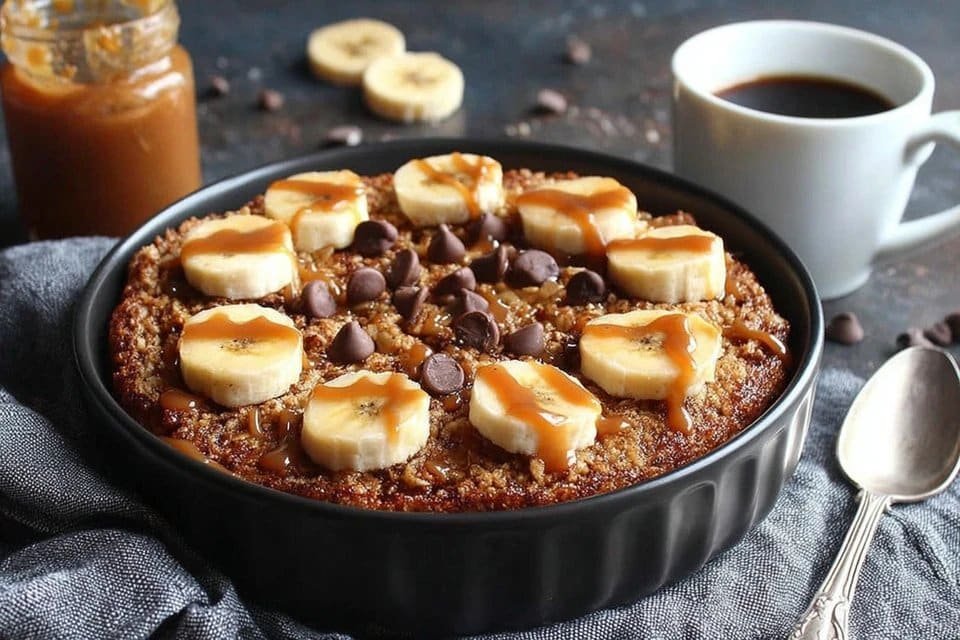 Espresso Baked Oats