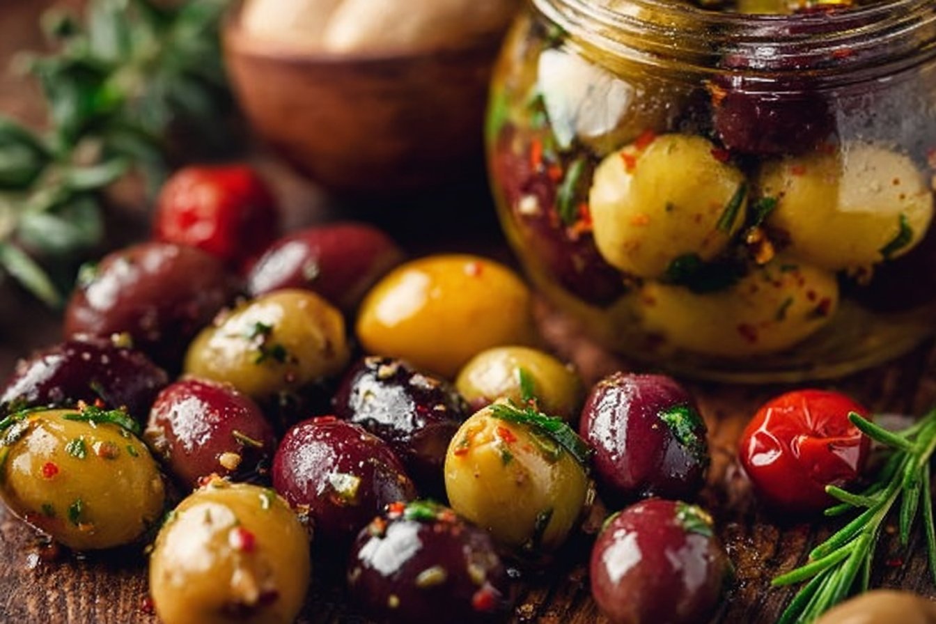 Zesty Marinated Olives