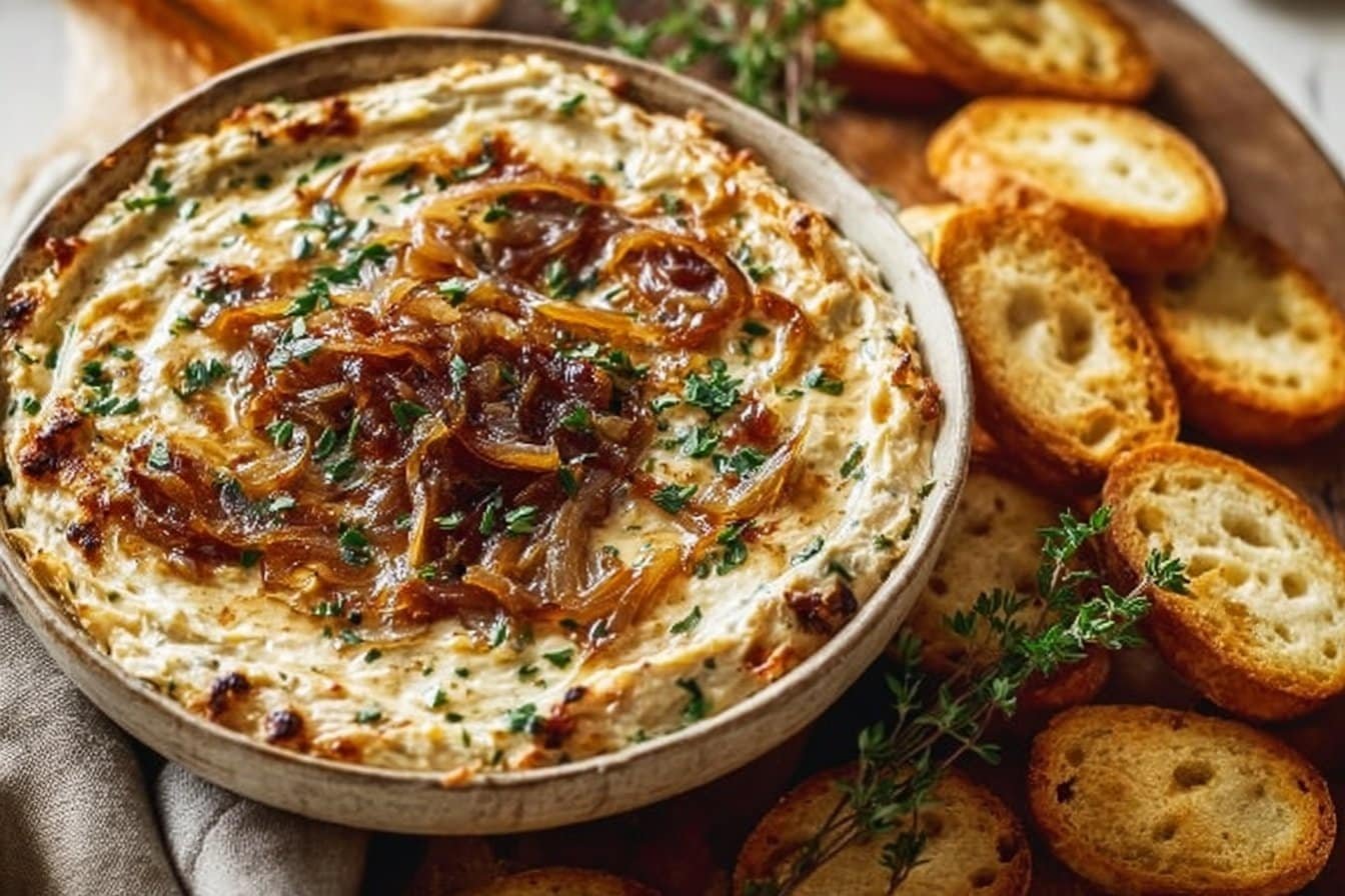 Creamy Caramelized Onion Dip