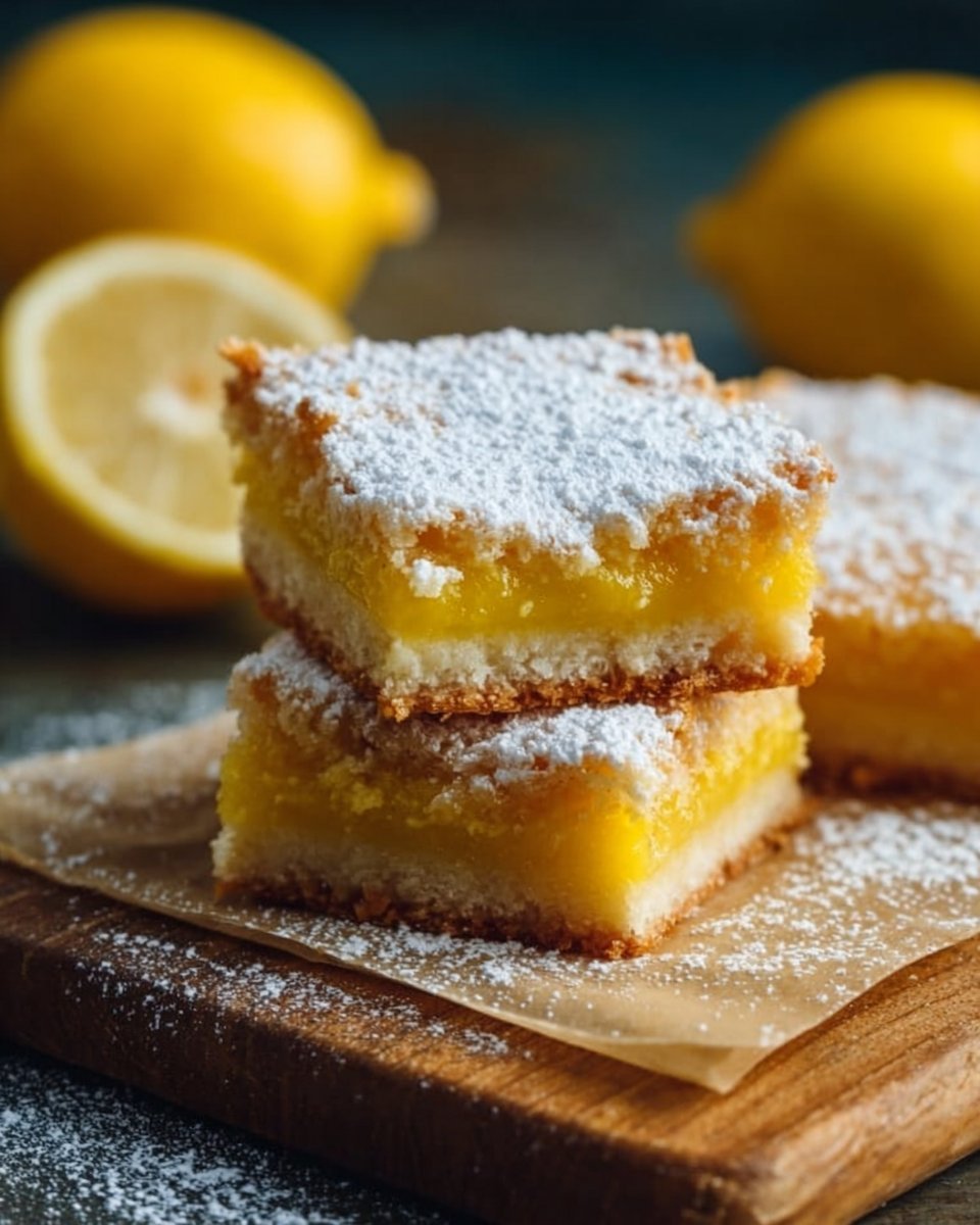 Zesty Lemon Bars with Buttery Shortbread Crust