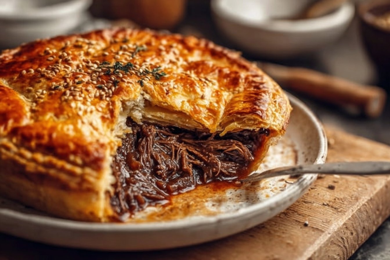 Hearty Steak and Onion Pie