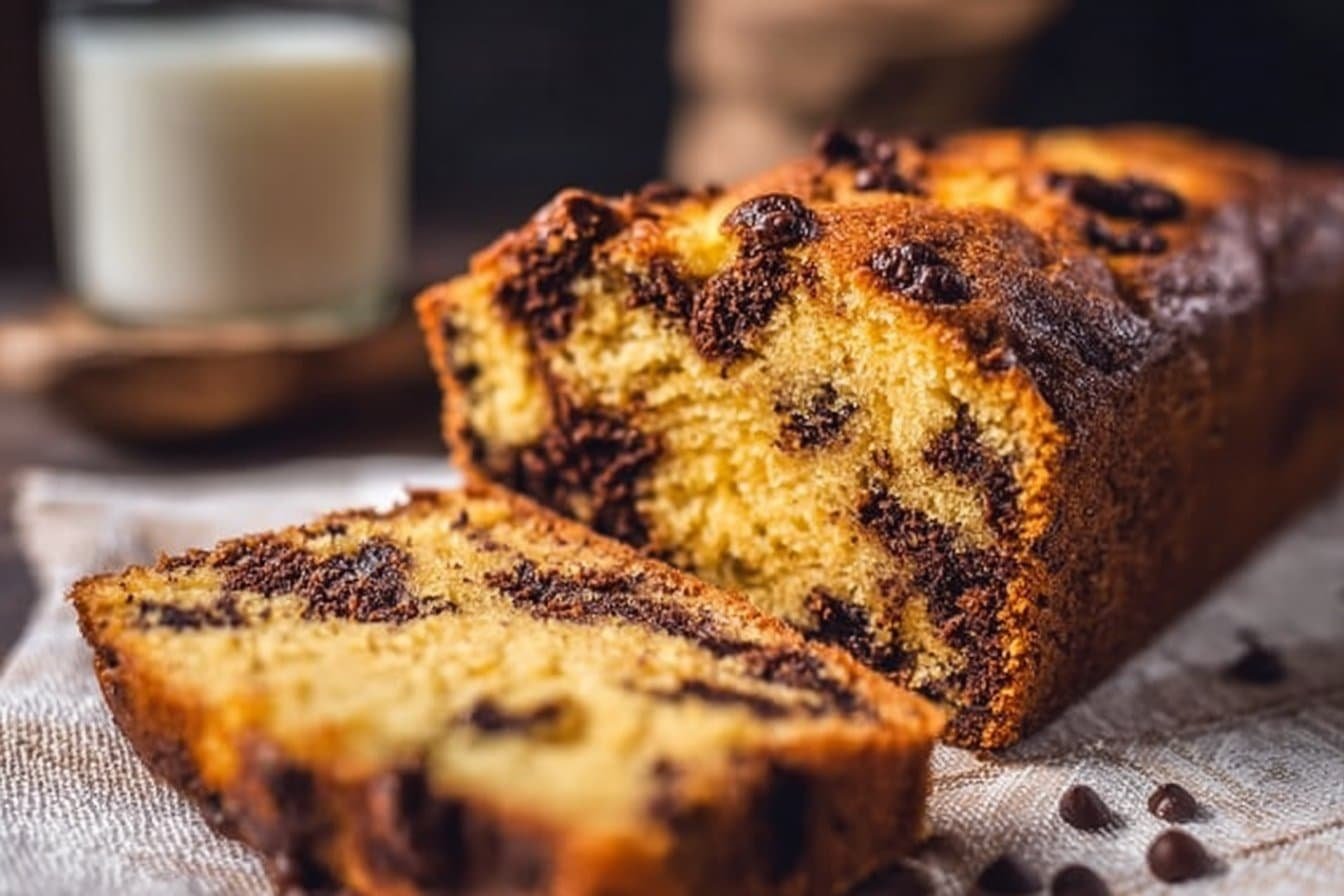 Easy Chocolate Chip Loaf Cake