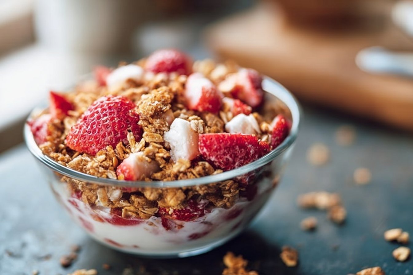 Strawberry Shortcake Granola