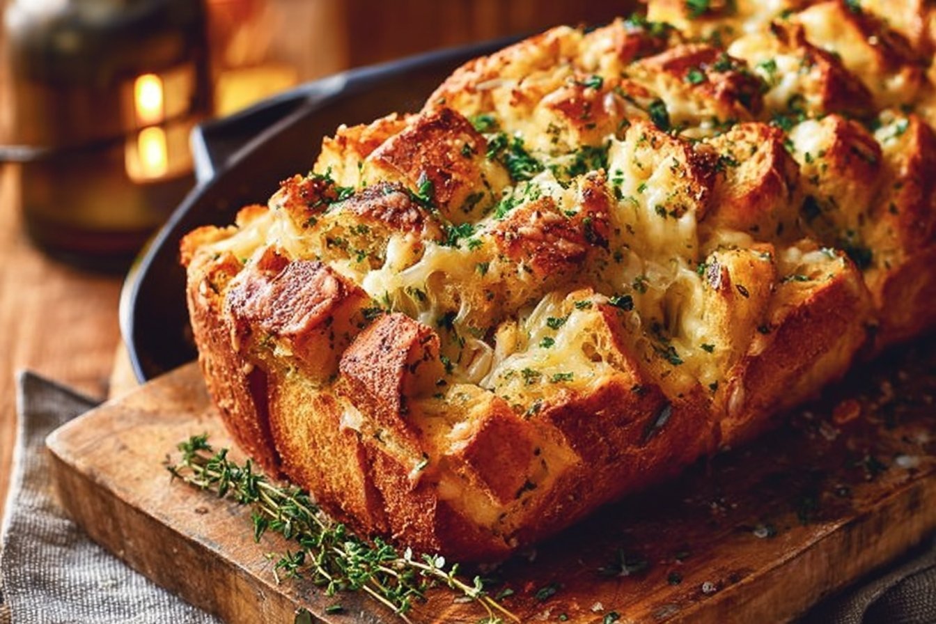 Cheesy Garlic Pull-Apart Bread