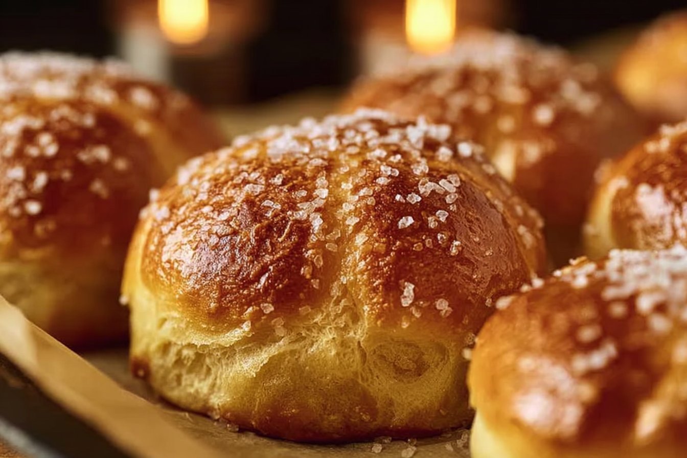 Easy Homemade Pull-Apart Pretzel Rolls