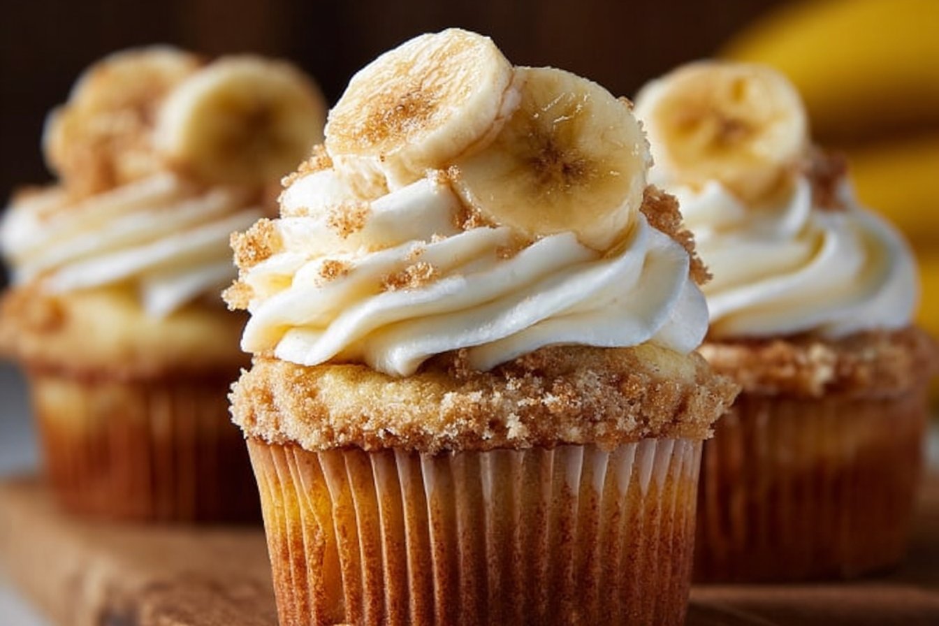 Banana Pudding Cupcakes