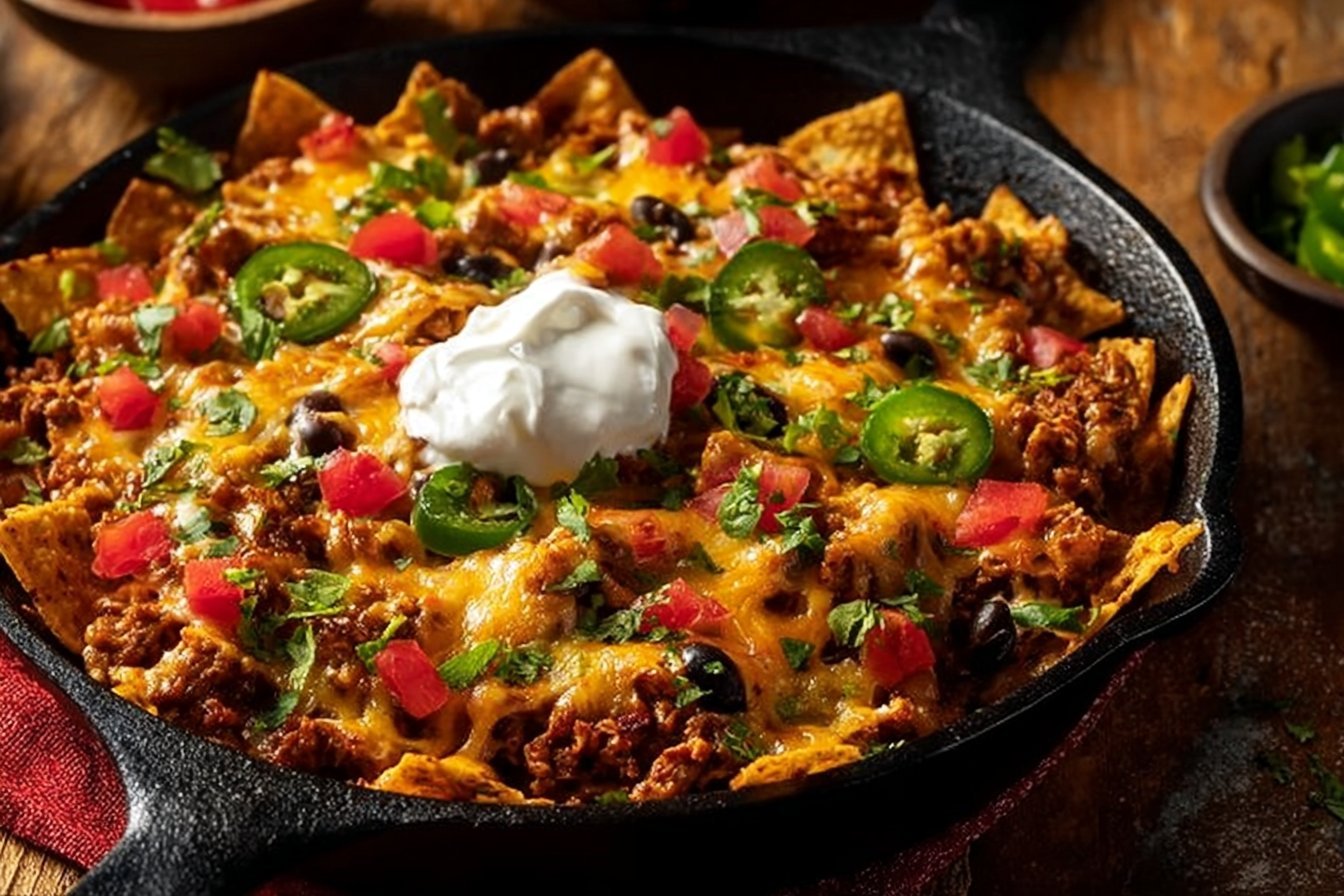 Game Day Turkey Nacho Skillet