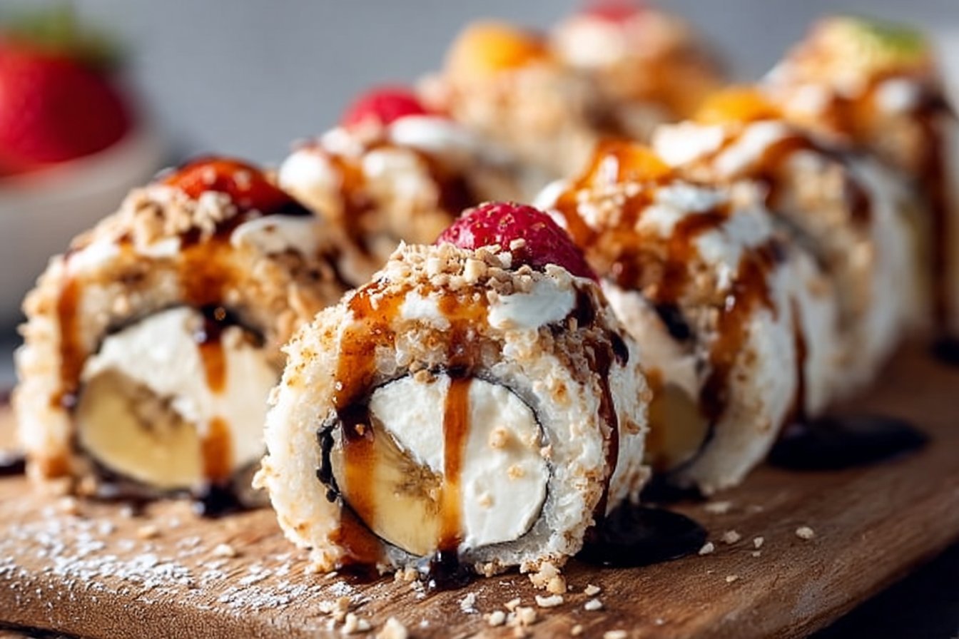 Dessert Sushi Rolls