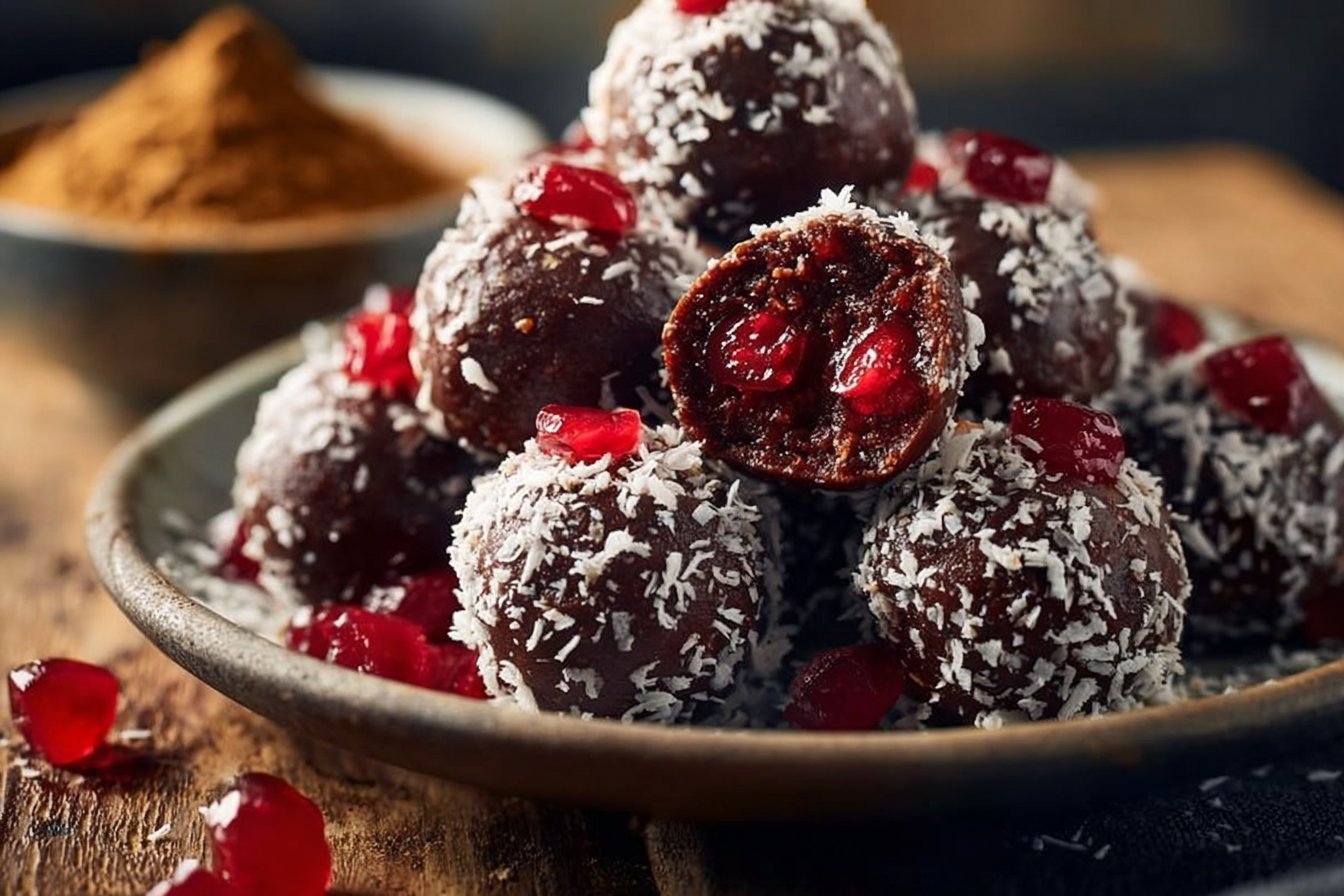 Cherry Bourbon Balls