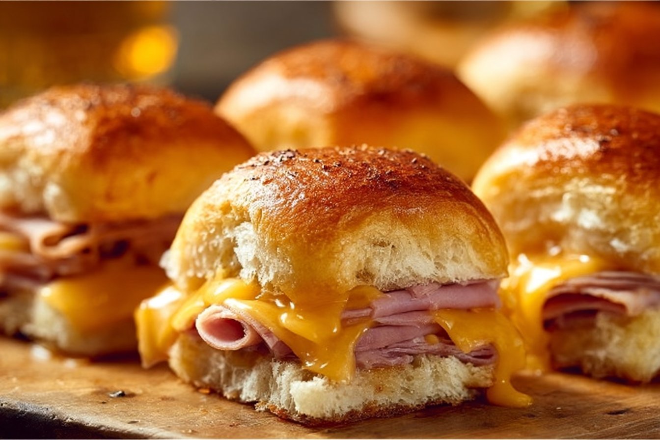 Hot Ham and Cheese Sliders
